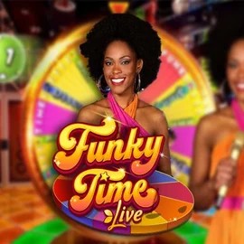 Funky Time slot logo by Evolution at 711 Casino